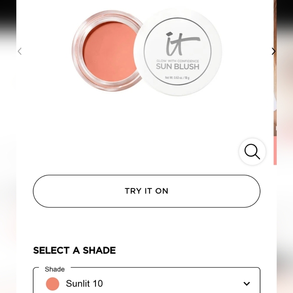 Sealed Sunlit 10 GLOW WITH CONFIDENCE SUN CREAM BLUSH .63 - Picture 6 of 7